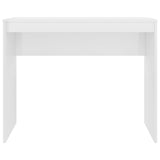 NNEVL Desk High Gloss White 90x40x72 cm Engineered Wood