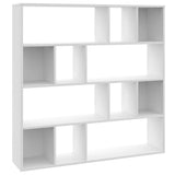 NNEVL Room Divider/Book Cabinet White 110x24x110 cm Engineered Wood