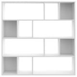NNEVL Room Divider/Book Cabinet White 110x24x110 cm Engineered Wood