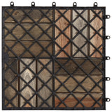 NNEVL Decking Tiles 20 pcs Grey Wash 30x30 cm Solid Acacia Wood