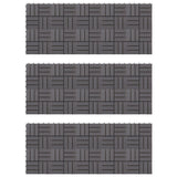 NNEVL Decking Tiles 30 pcs Grey Wash 30x30 cm Solid Acacia Wood