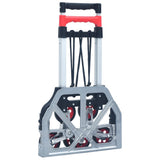NNEVL Foldable Stair Transport Trolley 70 kg Aluminium Silver