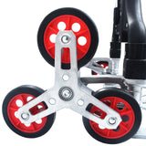 NNEVL Foldable Stair Transport Trolley 70 kg Aluminium Silver