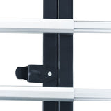 NNEVL Foldable Transport Trolley 150 kg Aluminium Silver