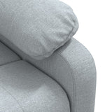 NNEVL Recliner Chair Light Grey Fabric