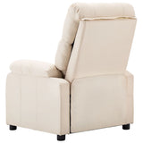 NNEVL Recliner Chair Cream Fabric
