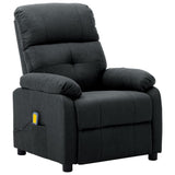 NNEVL Massage Recliner Chair Dark Grey Fabric