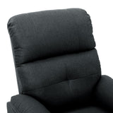 NNEVL Massage Recliner Chair Dark Grey Fabric