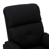NNEVL Massage Recliner Chair Black Fabric