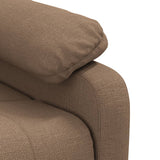 NNEVL Massage Chair Brown Fabric