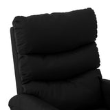 NNEVL Massage Reclining Chair Black Faux Leather