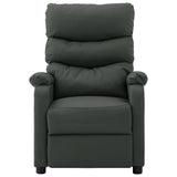 NNEVL Massage Reclining Chair Grey Faux Leather
