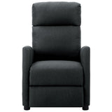 NNEVL Massage Reclining Chair Dark Grey Fabric
