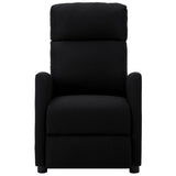 NNEVL Massage Reclining Chair Black Fabric