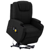 NNEVL Massage Stand-up Chair Black Faux Leather