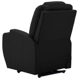 NNEVL Massage Stand-up Chair Black Faux Leather