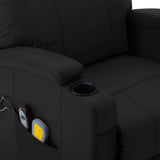 NNEVL Massage Stand-up Chair Black Faux Leather