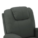 NNEVL Massage Stand-up Chair Anthracite Faux Leather