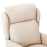 NNEVL Massage Recliner Cream Fabric