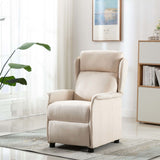 NNEVL Massage Recliner Cream Fabric