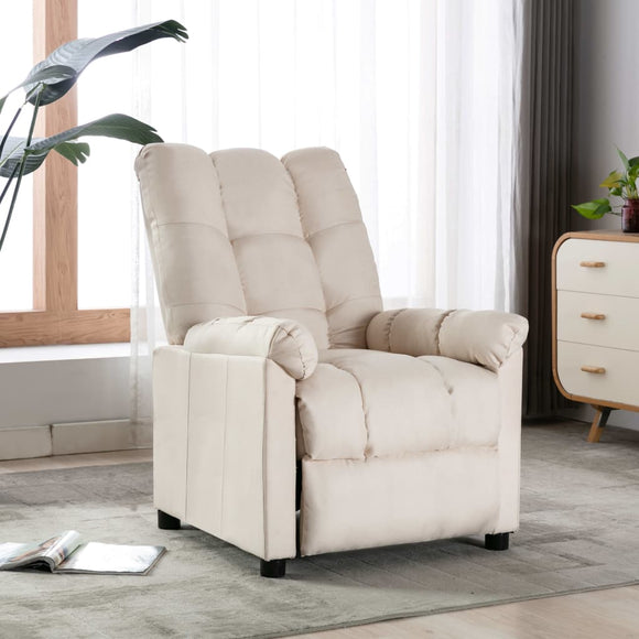 NNEVL Recliner Cream Fabric