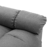 NNEVL Massage Recliner Light Grey Fabric