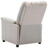 NNEVL Massage Recliner Cream Fabric