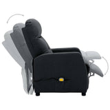 NNEVL Massage Recliner Dark Grey Fabric