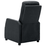 NNEVL Massage Recliner Dark Grey Fabric