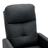 NNEVL Massage Recliner Dark Grey Fabric