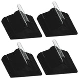 NNEVL 100 pcs Clothes Hanger Set Anti-slip Black Velvet
