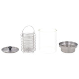 NNEVL Hot Dog Warmer Stainless Steel 450 W