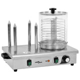 NNEVL Hot Dog Warmer with 4 Rods Stainless Steel 550 W