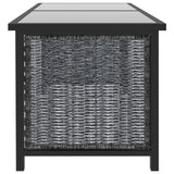 NNEVL 9 Piece Garden Lounge Set with Cushions Poly Rattan Anthracite