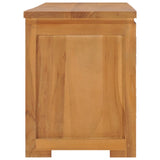 NNEVL TV Cabinet 110x30x40 cm Solid Teak Wood