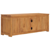 NNEVL TV Cabinet 110x30x40 cm Solid Teak Wood