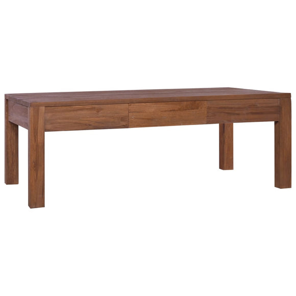 NNEVL Coffee Table 110x60x40 cm Solid Teak Wood
