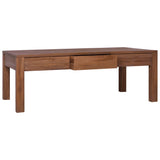 NNEVL Coffee Table 110x60x40 cm Solid Teak Wood