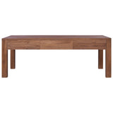 NNEVL Coffee Table 110x60x40 cm Solid Teak Wood
