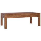 NNEVL Coffee Table 110x60x40 cm Solid Teak Wood