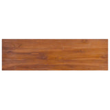 NNEVL TV Cabinet 100x30x40 cm Solid Teak Wood
