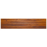 NNEVL Wall-mounted TV Cabinet 135x30x30 cm Solid Teak Wood