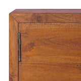NNEVL Wall-mounted TV Cabinet 135x30x30 cm Solid Teak Wood
