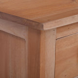 NNEVL TV Cabinet 100x30x45 cm Solid Mahogany Wood