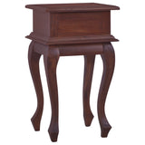 NNEVL Bedside Table Classical Brown 35x30x60 cm Solid Mahogany Wood
