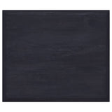 NNEVL Bedside Table Light Black Coffee 35x30x60cm Solid Mahogany Wood