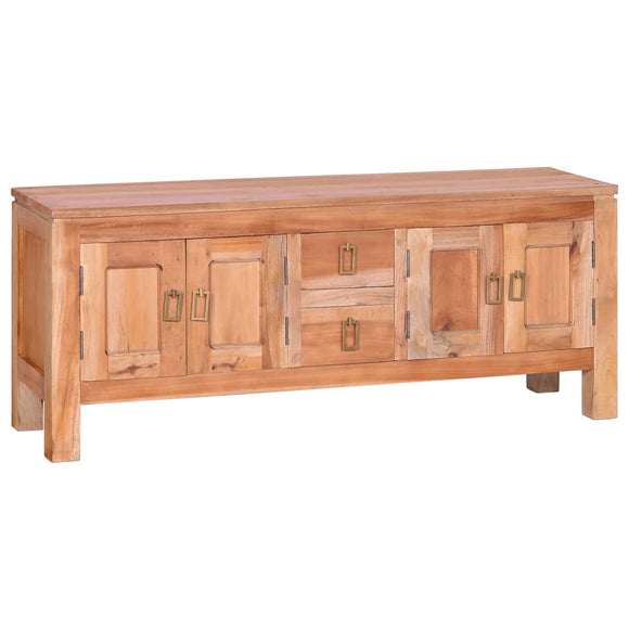 NNEVL TV Cabinet 110x30x45 cm Solid Mahogany Wood