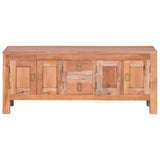 NNEVL TV Cabinet 110x30x45 cm Solid Mahogany Wood