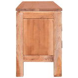 NNEVL TV Cabinet 110x30x45 cm Solid Mahogany Wood