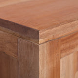 NNEVL TV Cabinet 110x30x45 cm Solid Mahogany Wood